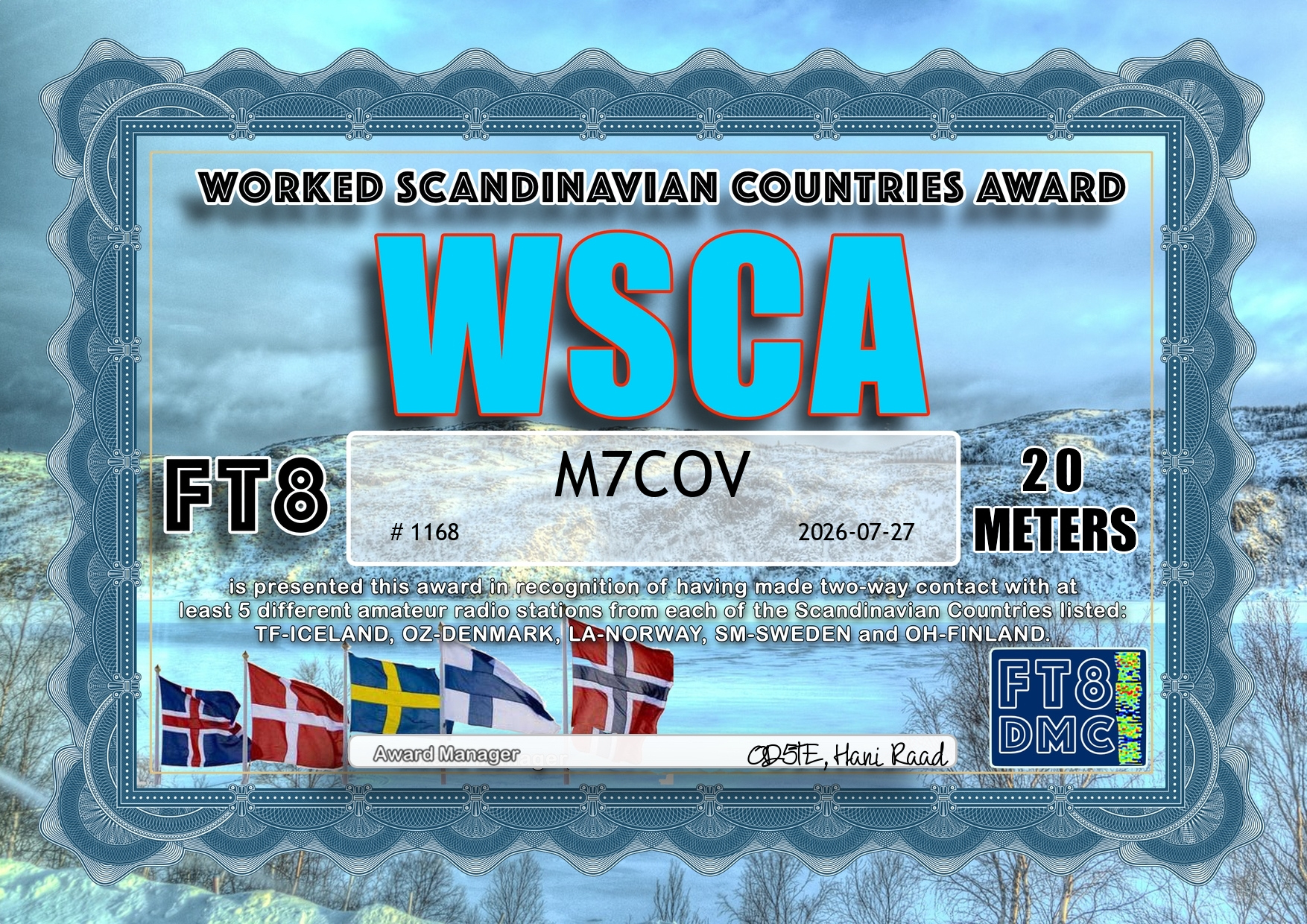 WSCA 20M